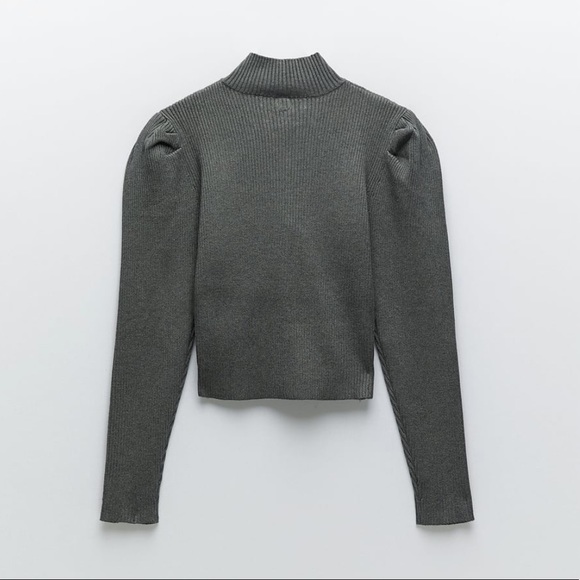 Zara Cut-Out Knit Sweater - Picture 7 of 9